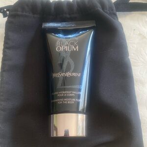 New YSL Black Opium shimmering moisture lotion